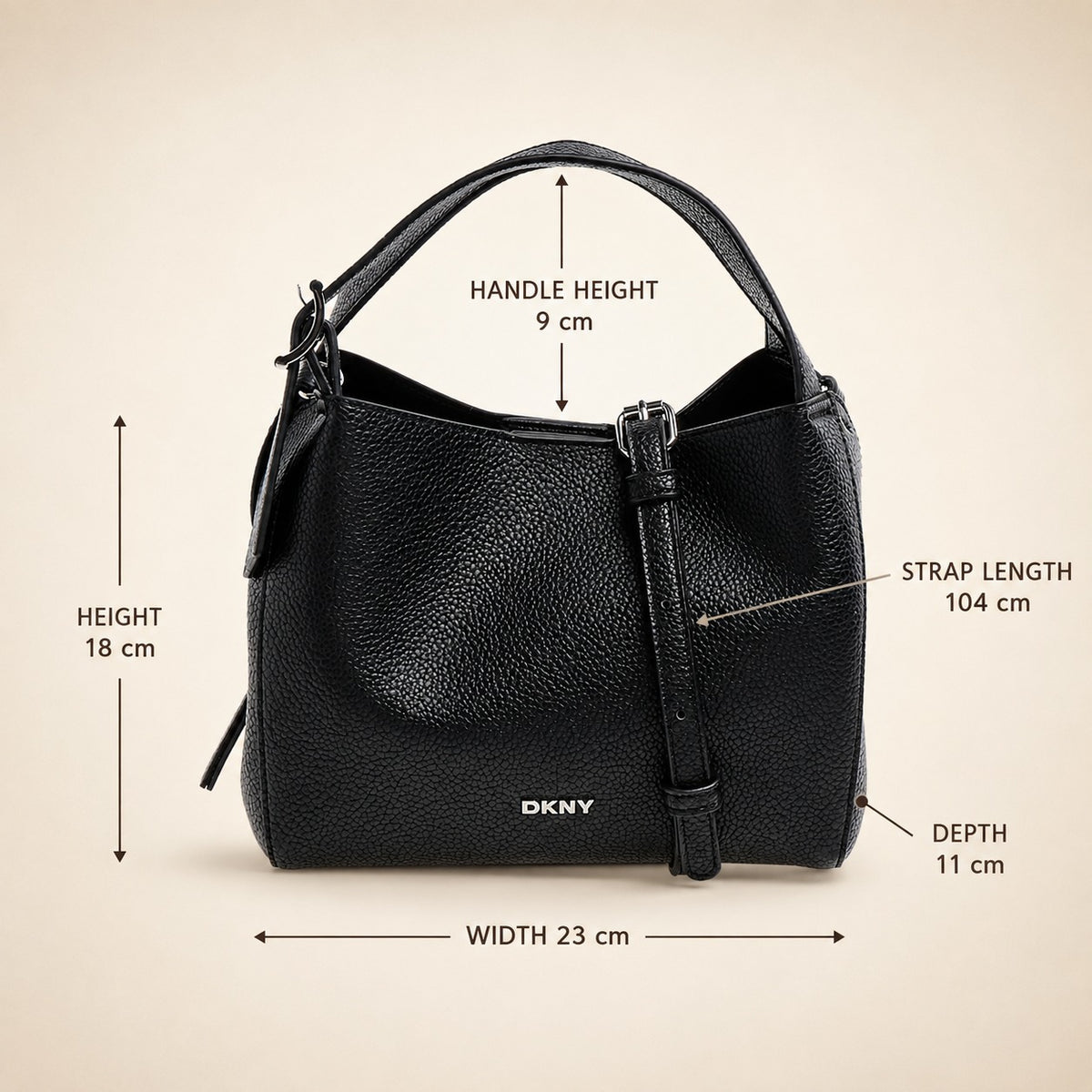 DKNY Black Miller Crossbody Bag