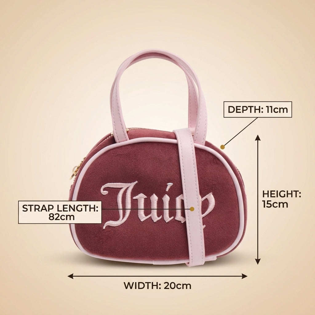 Juicy Couture Burgundy Grab Bag