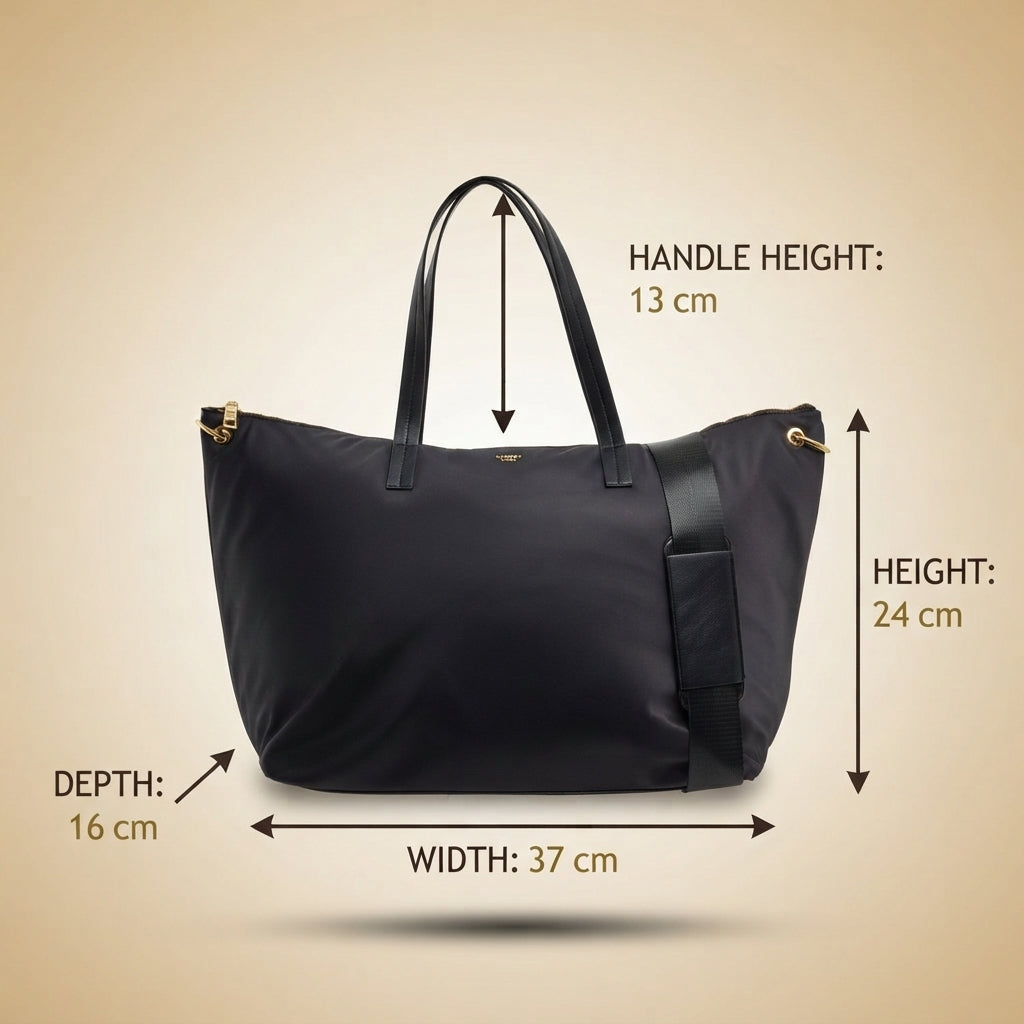 Osprey London Black Nylon Nomad Tote Bag