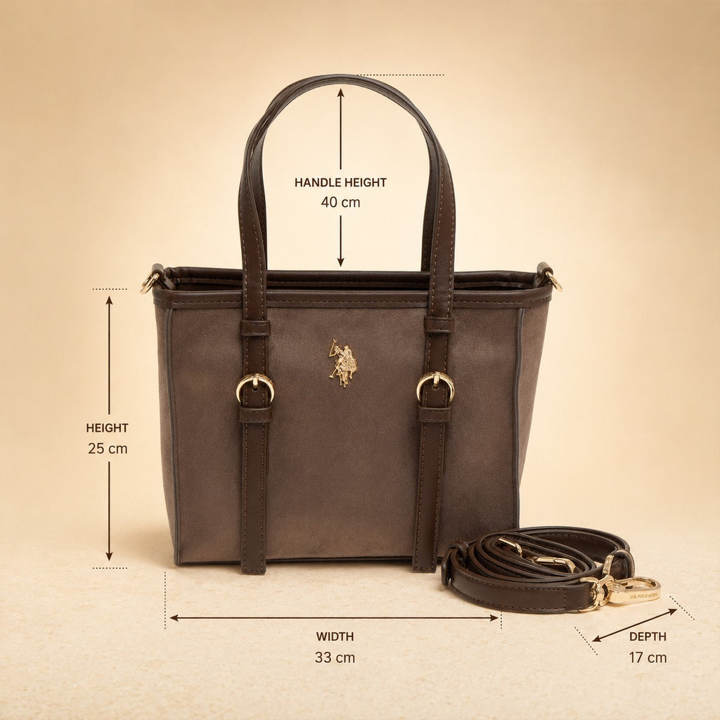 U.S. Polo Assn. Taupe Shoulder Bag