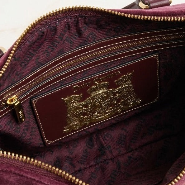 Juicy Couture Burgundy Hobo Bag
