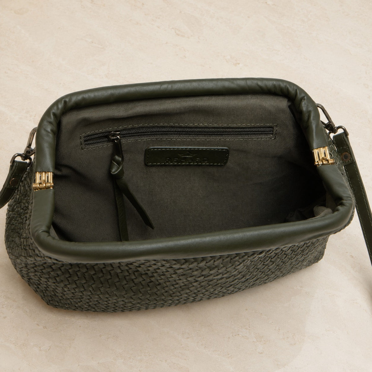 Rehard Leather Cross Body Bag