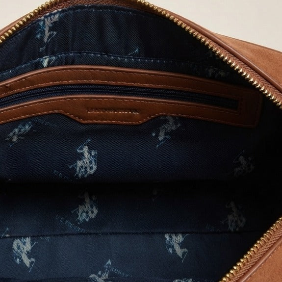 U.S. Polo Assn. Tan Crossbody Bag