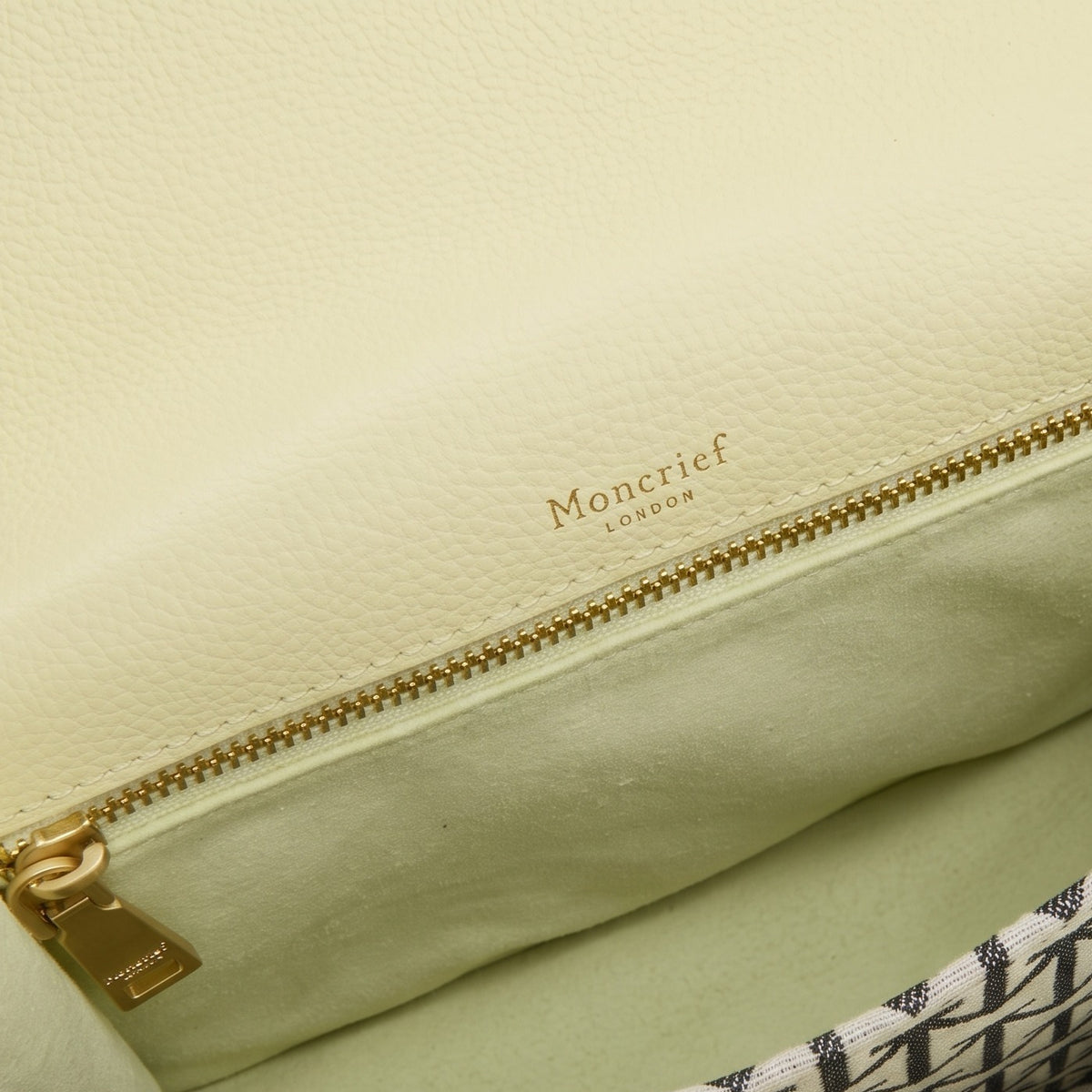 Moncrief Yellow Leather Crossbody Bag