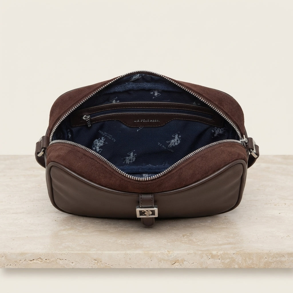 U.S. Polo Assn. Brown Crossbody Bag