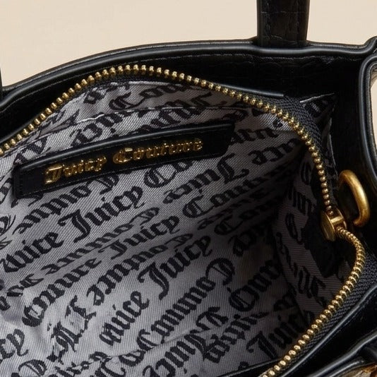 Juicy Couture Black Grace Mini Tote Bag