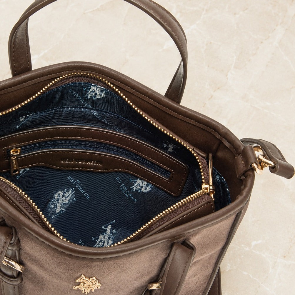 U.S. Polo Assn. Taupe Shoulder Bag