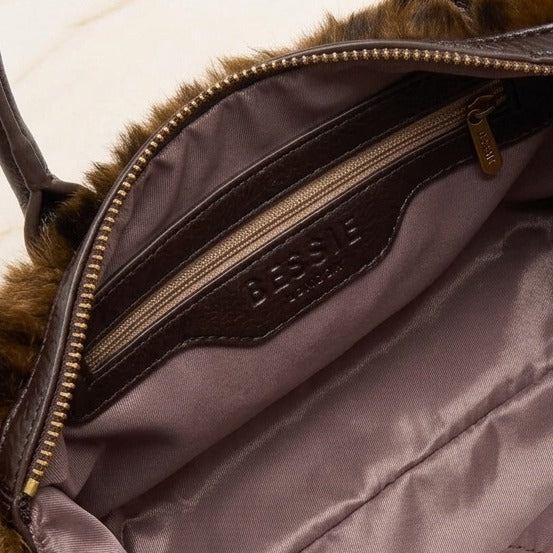Bessie London Brown Dalmatian Grab Bag