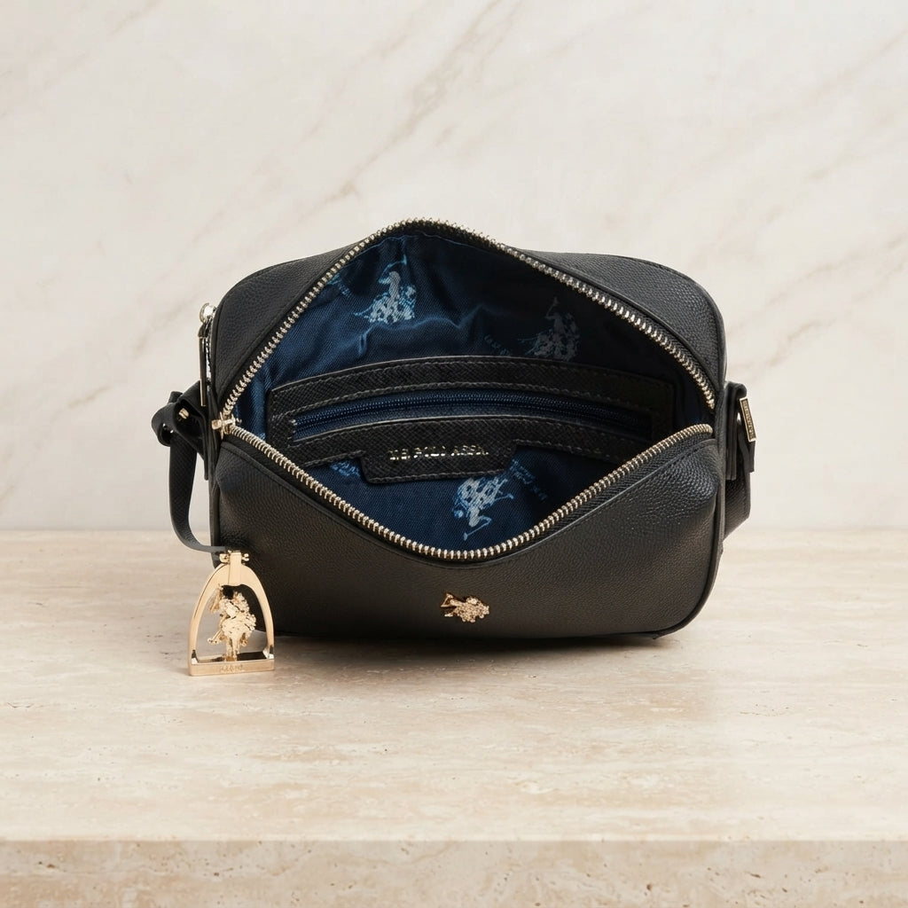 U.S. Polo Assn. Black Cross Body Bag