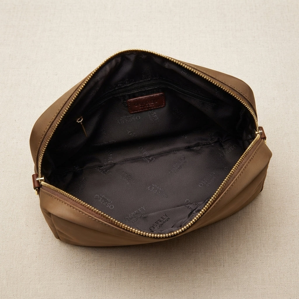 Osprey London Brown Nomad Zip Satchel