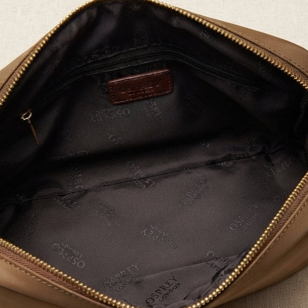 Osprey London Brown Nomad Zip Satchel