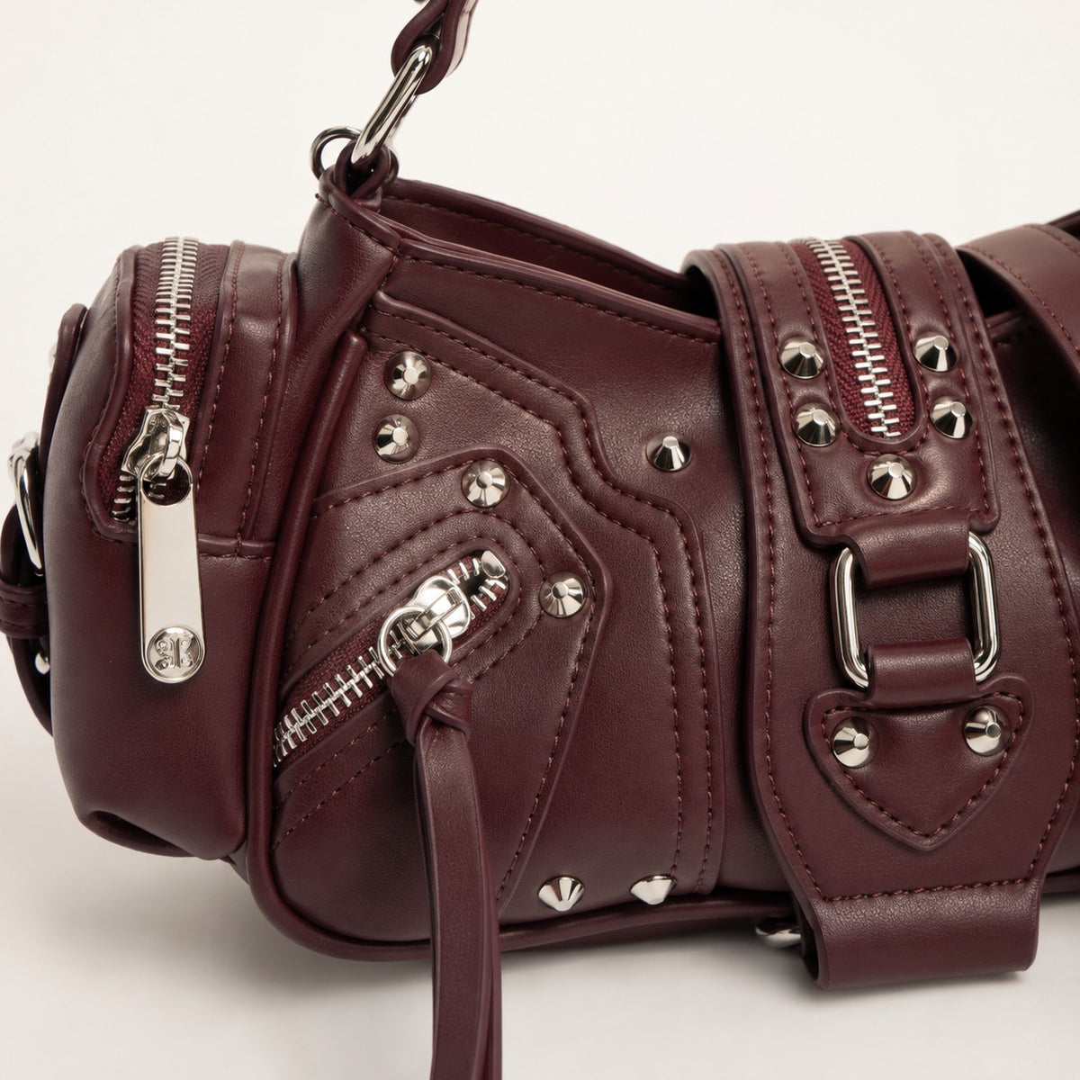Bessie London Burgundy Shoulder Bag