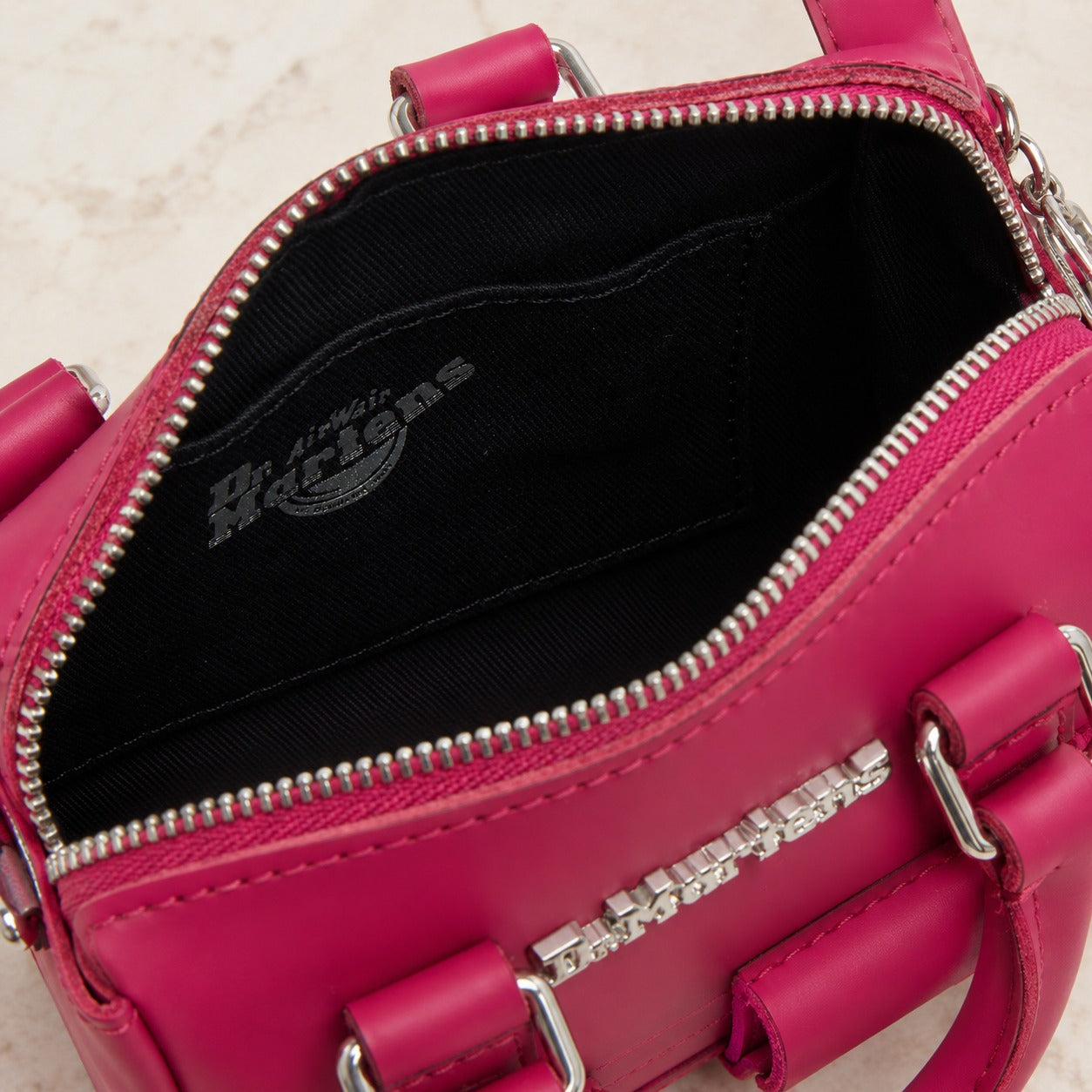 Dr Martens Fuchsia Pink Mini Top Handle Cross Body Bag