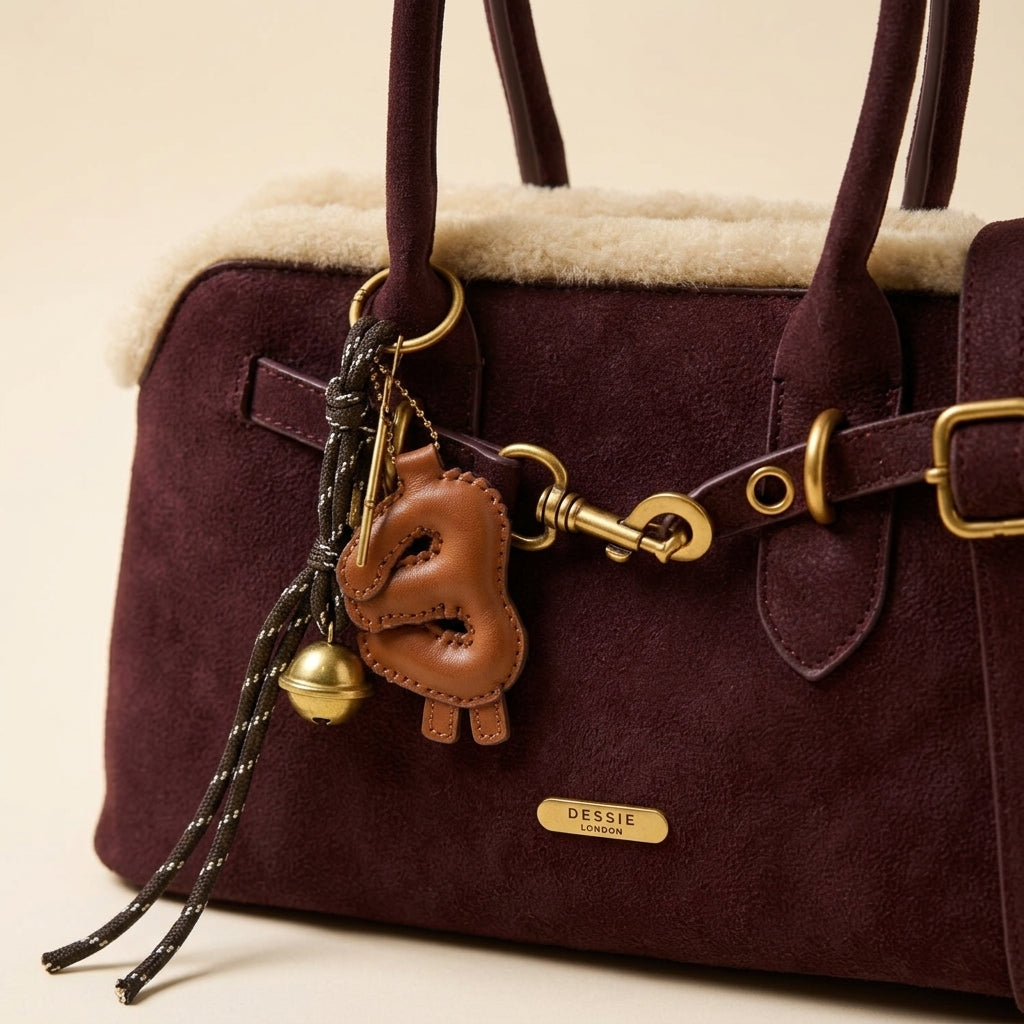 Bessie London Burgundy Grab Bag