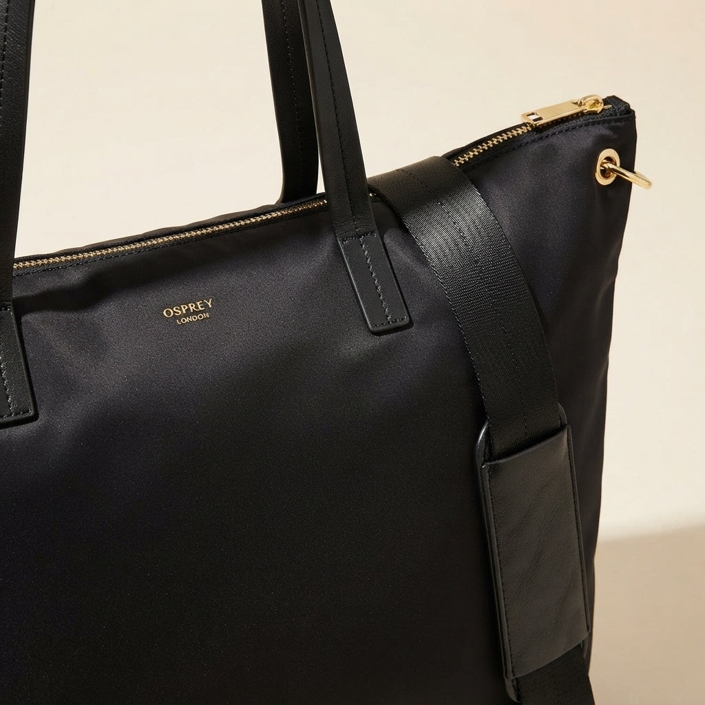 Osprey London Black Weekender Bag