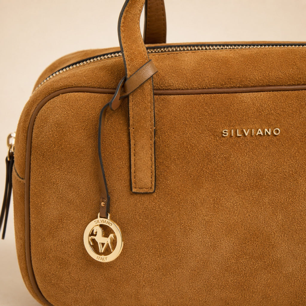 Silviano Tan Brown Shoulder Bag