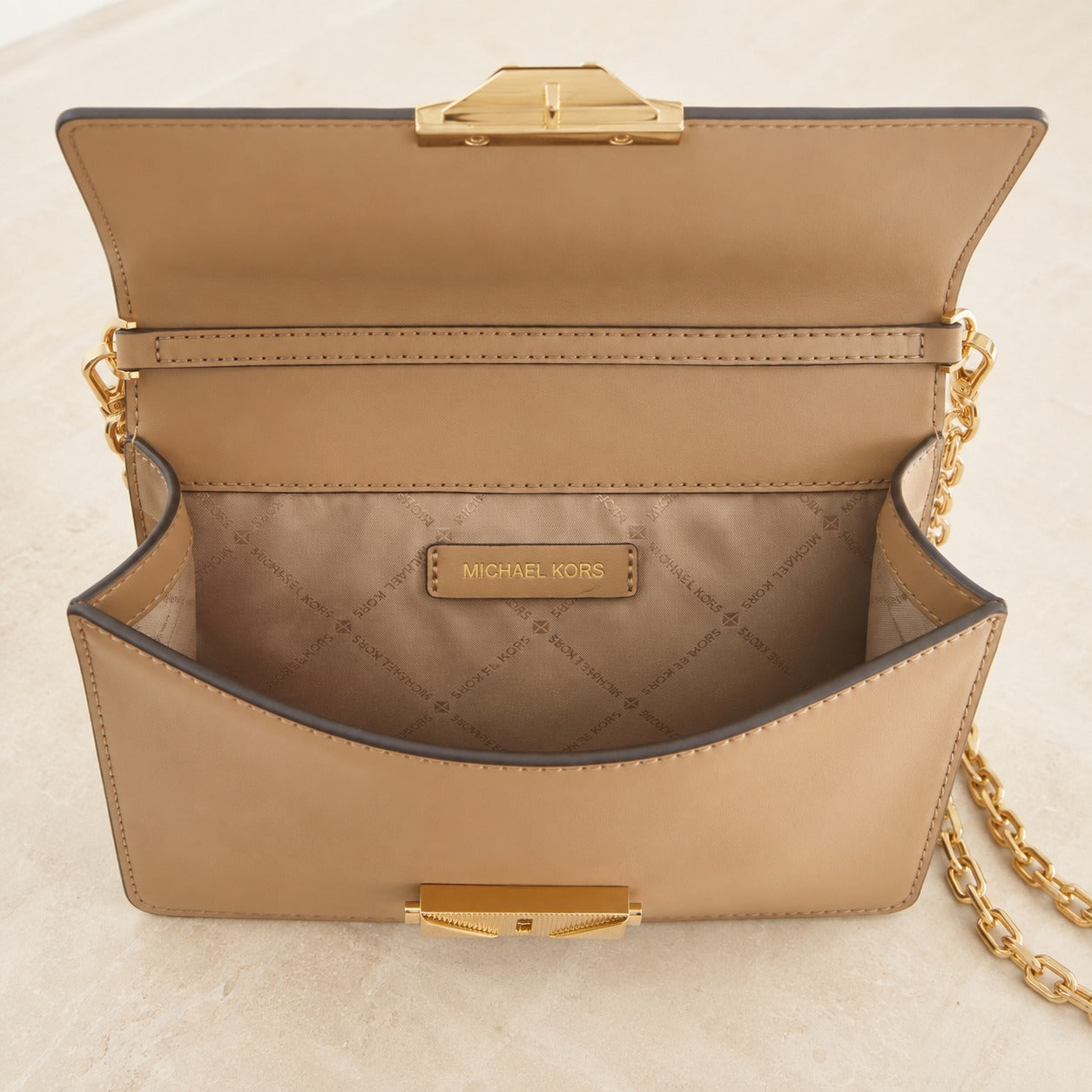 Michael Kors Beige Crossbody Bag