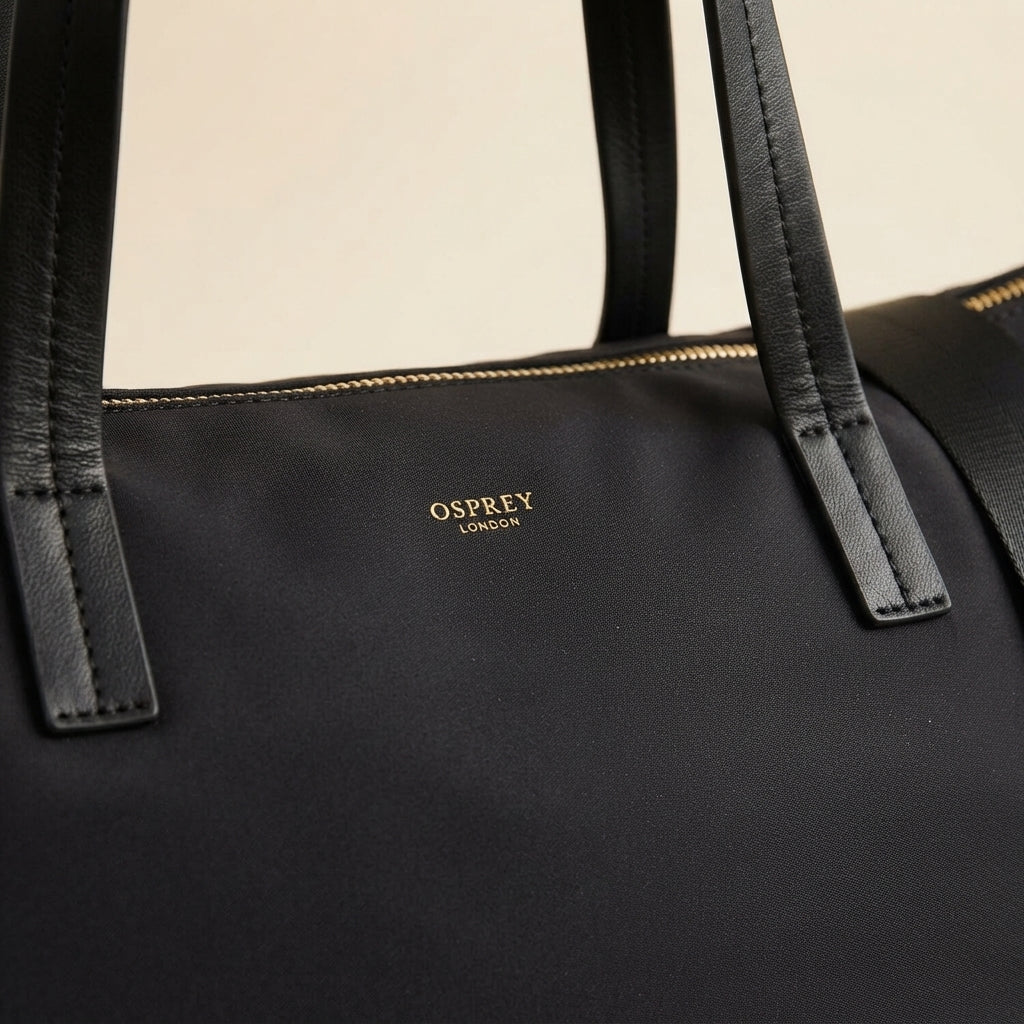 Osprey London Black Nylon Nomad Tote Bag