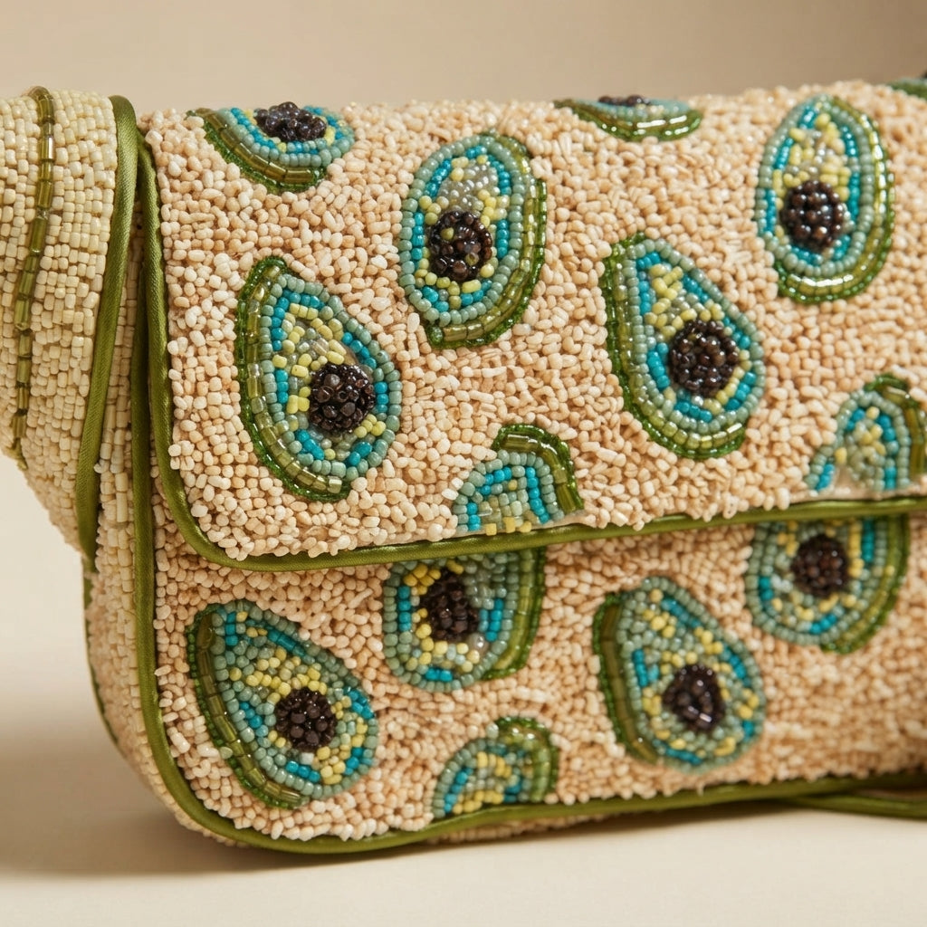 Mirasol Multicoloured Beaded Avocado Grab Bag
