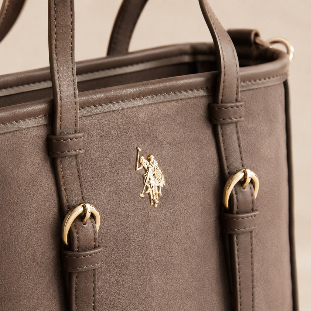 U.S. Polo Assn. Taupe Shoulder Bag