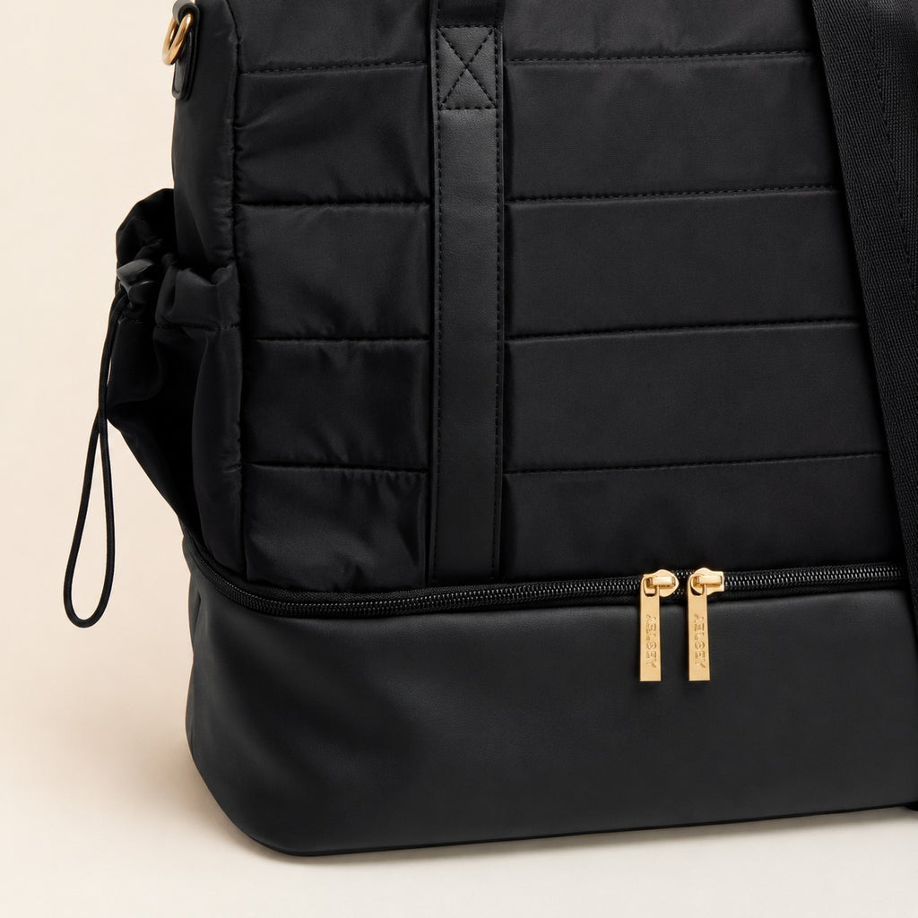 French Connection Black Weekender Shoulder Bag