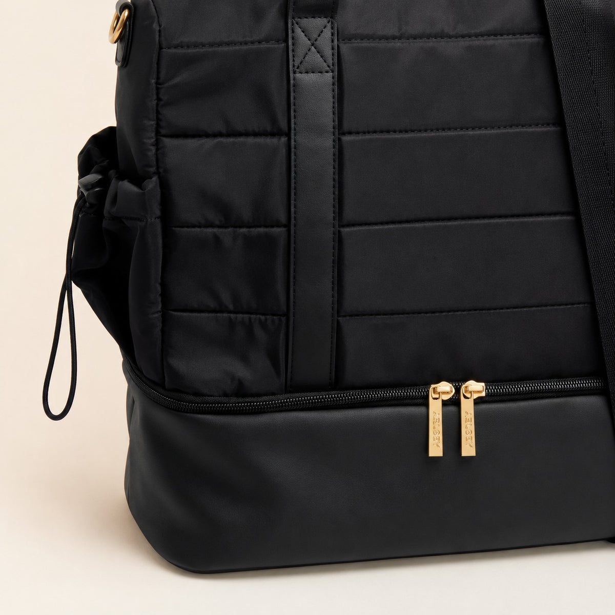 French Connection Black Weekender Shoulder Bag