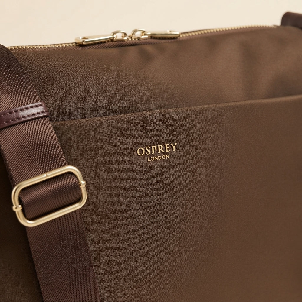 Osprey London Brown Nomad Zip Satchel