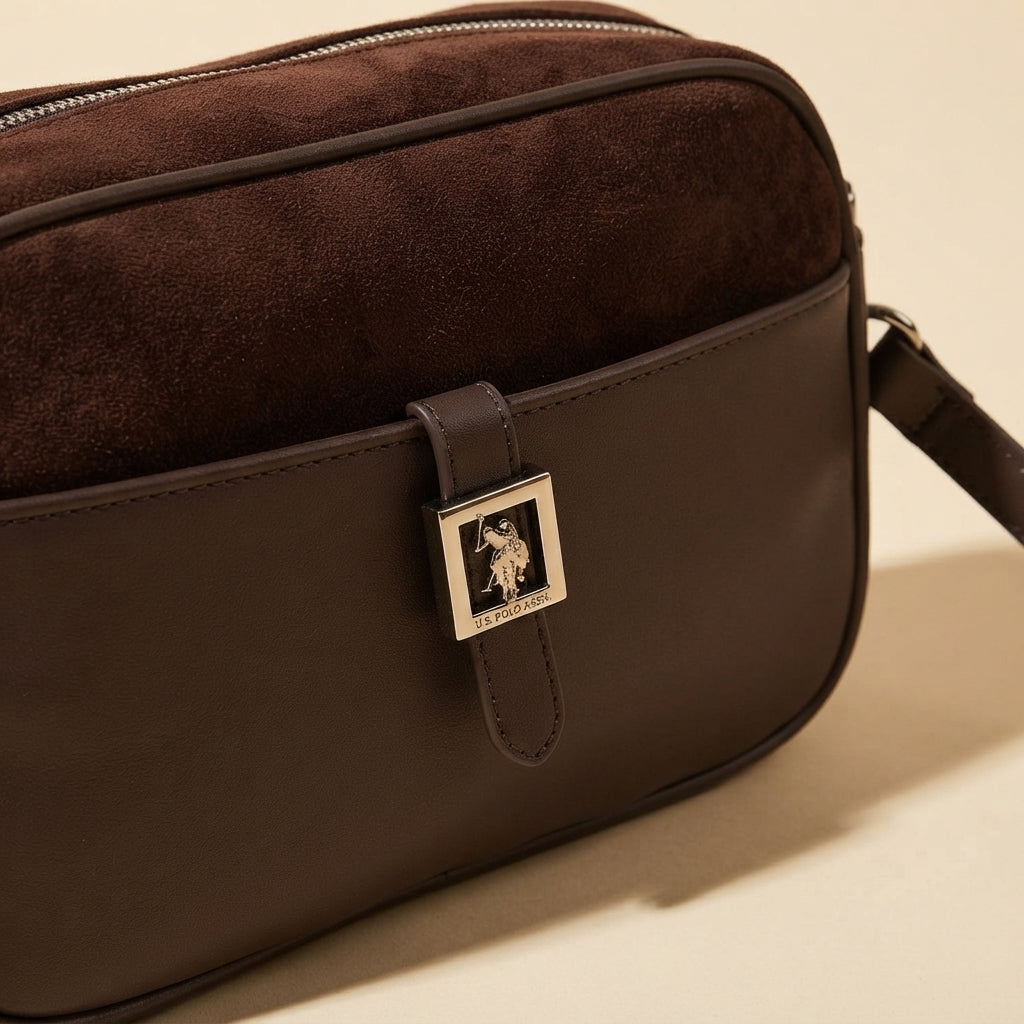 U.S. Polo Assn. Brown Crossbody Bag
