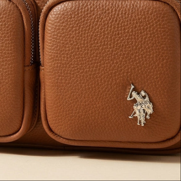 U.S. Polo Assn. Brown Camera Bag