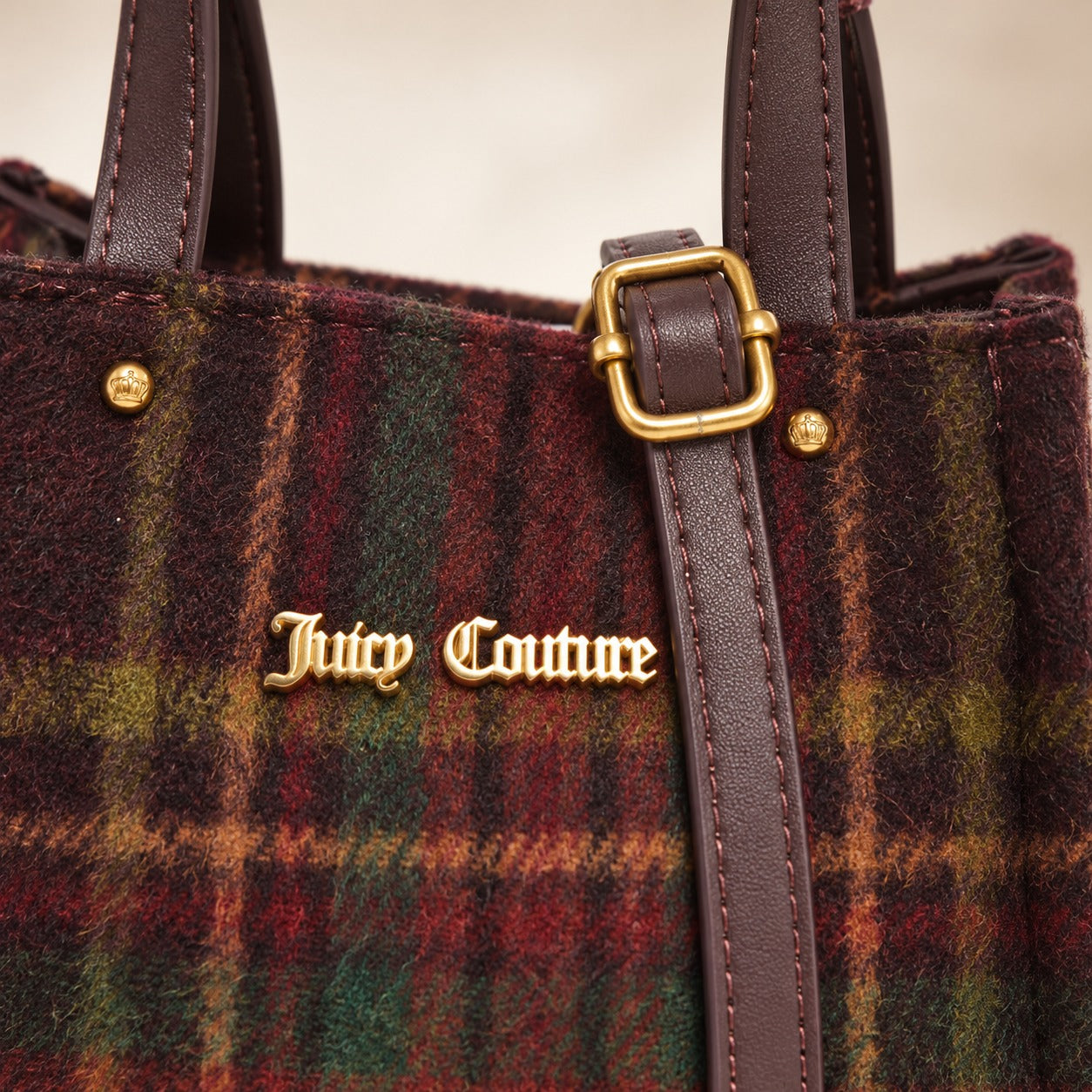Juicy Couture Winetasting Tartan Grace Mini Shopping Bag