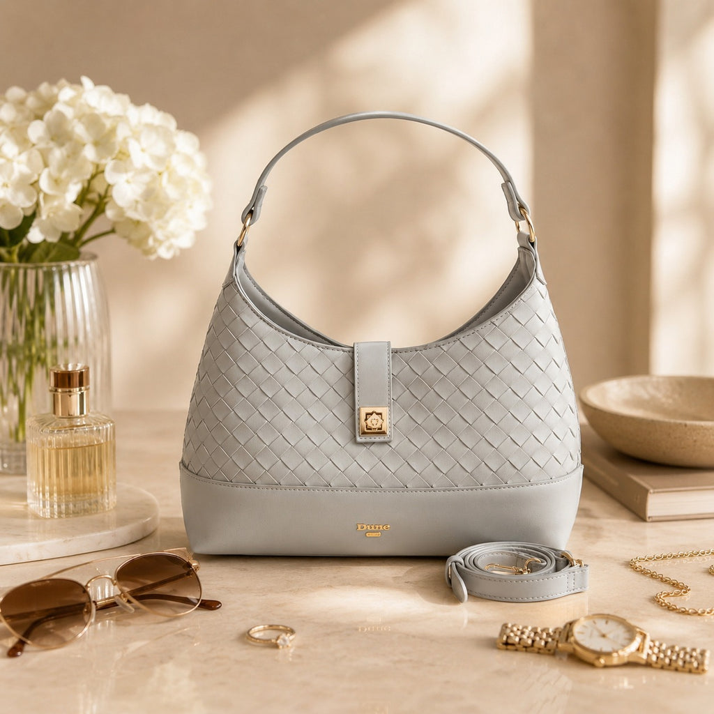 Dune London Grey Doey Shoulder Bag