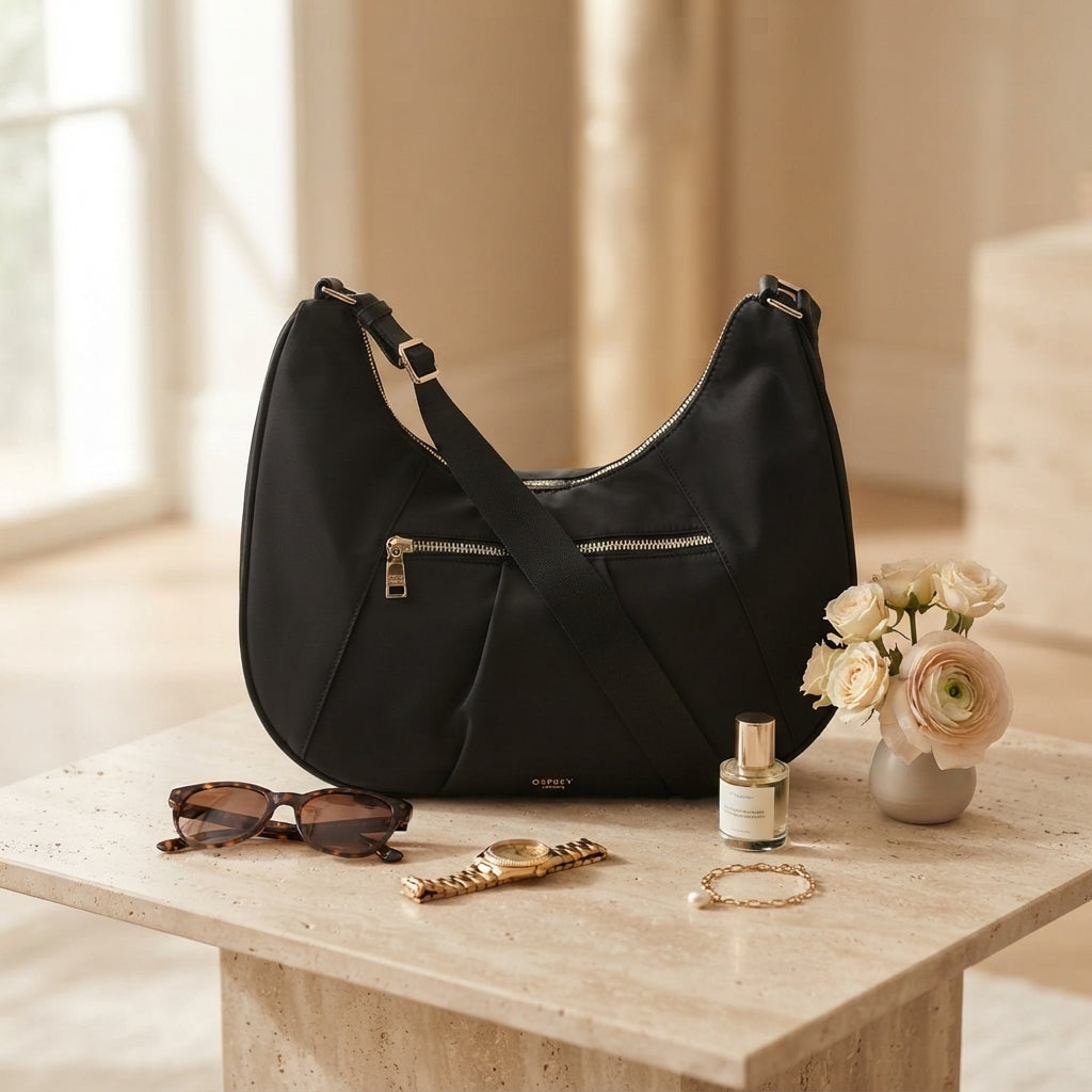 Osprey London Black Nomad Shoulder Bag