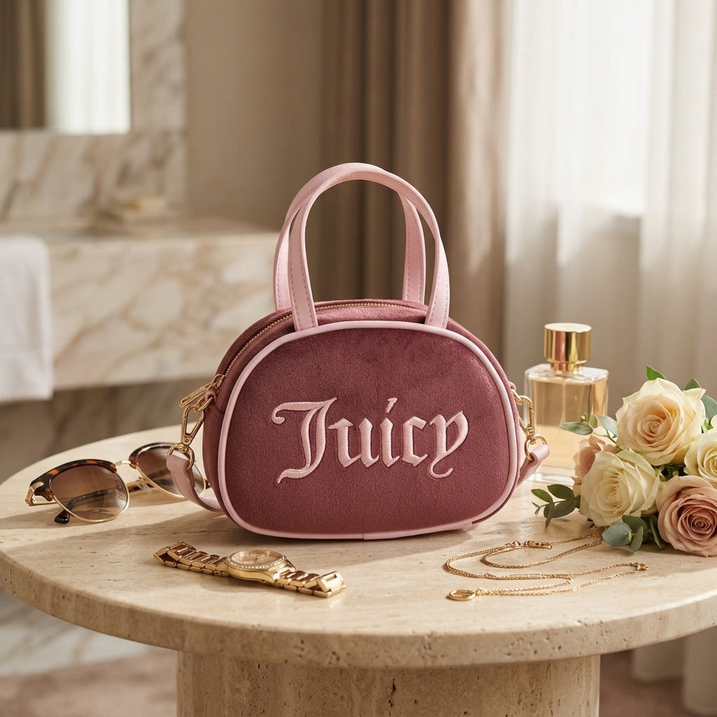 Juicy Couture Burgundy Grab Bag