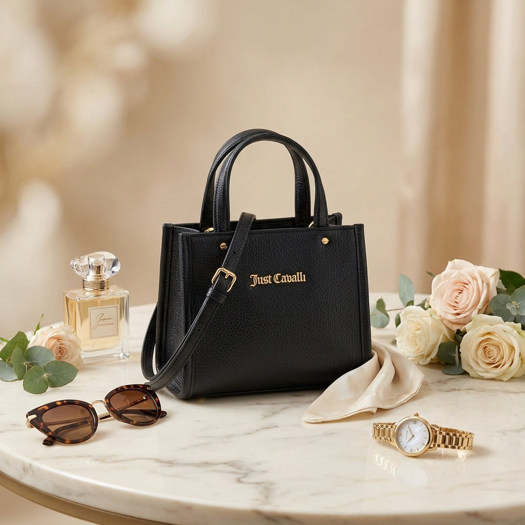 Juicy Couture Black Grace Mini Tote Bag