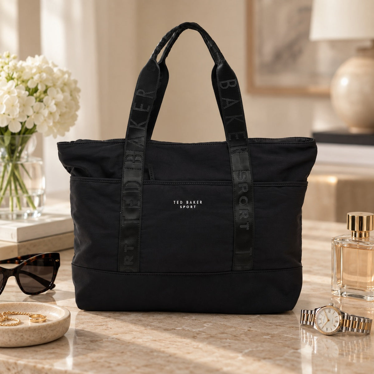 Ted Baker Large Black Tote Bag