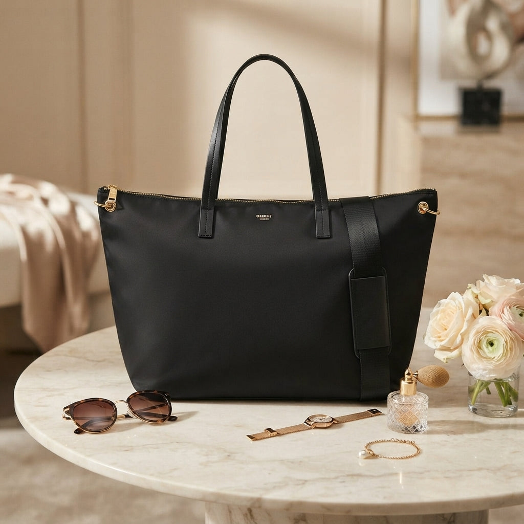 Osprey London Black Nylon Nomad Tote Bag