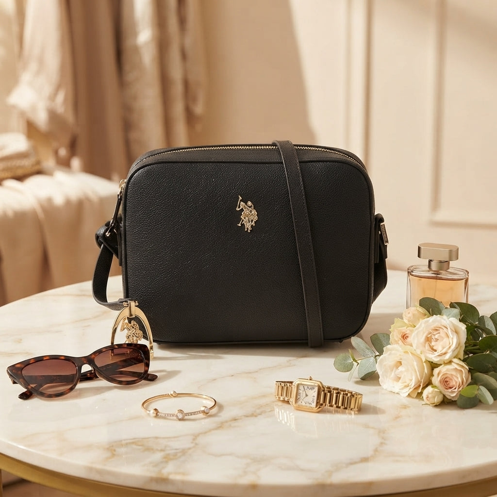 U.S. Polo Assn. Black Cross Body Bag