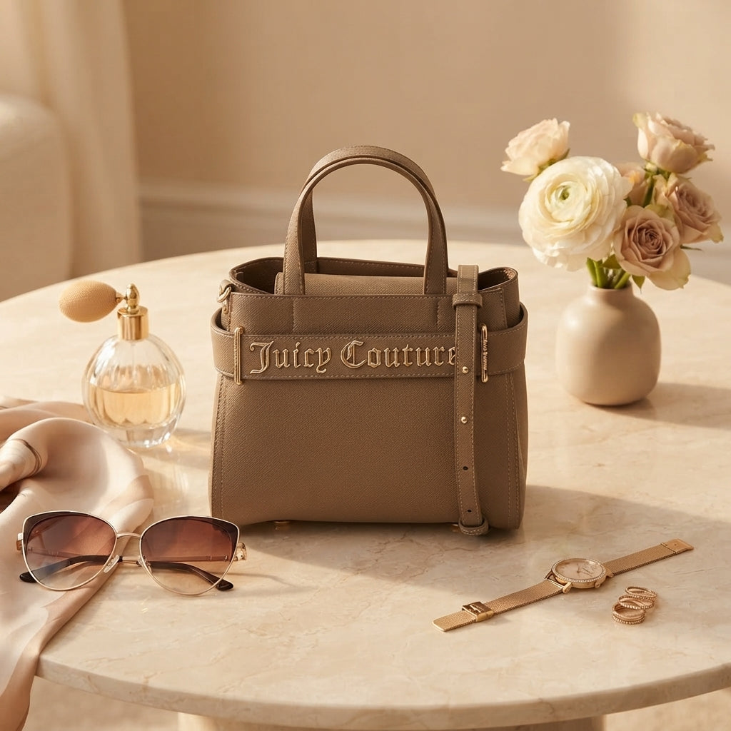 Juicy Couture Brown Jasmine Mini Tote Bag