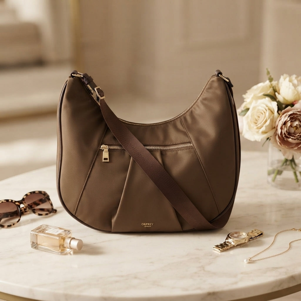 Osprey London Chocolate Nomad Hobo Bag