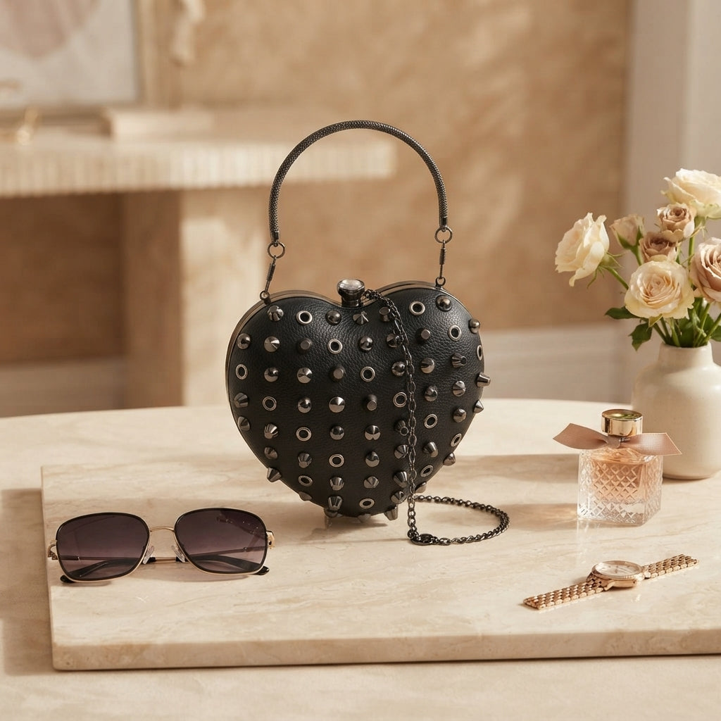 Bessie London Black Heart Grab Bag