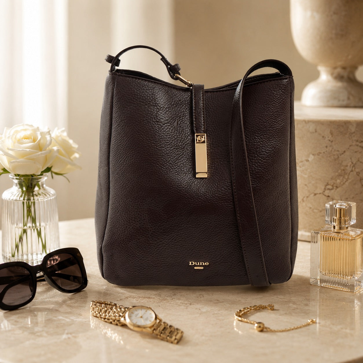 Dune London Brown Shoulder Bag