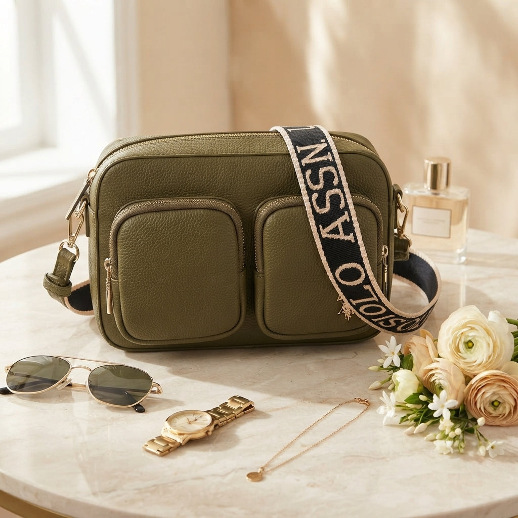 U.S. Polo Assn. Olive Crossbody Bag