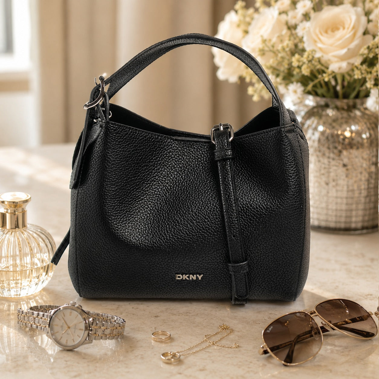 DKNY Black Miller Crossbody Bag