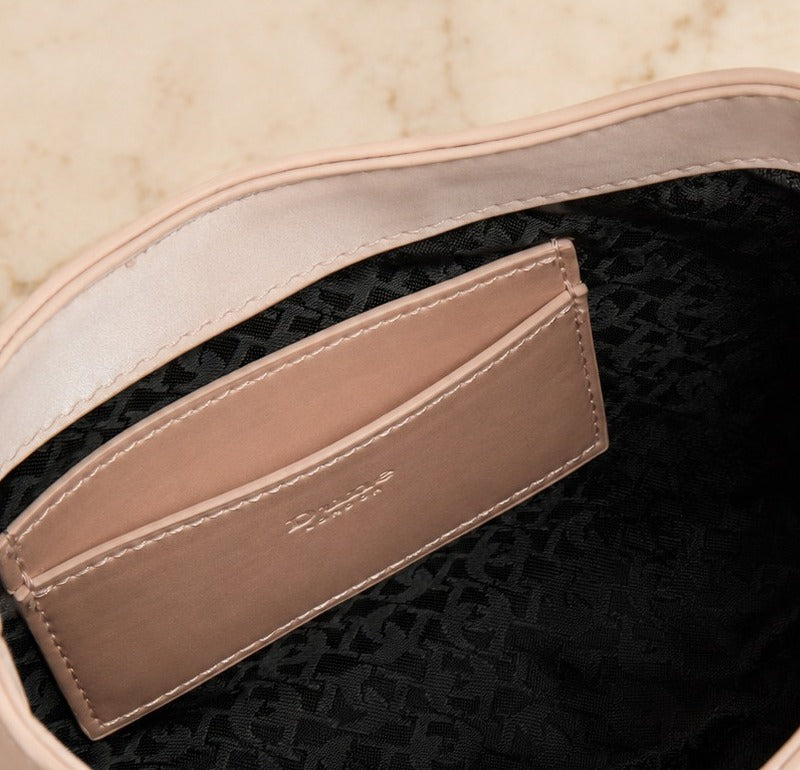 Dune London Pink Diddydoey Shoulder Bag, Gold Chain