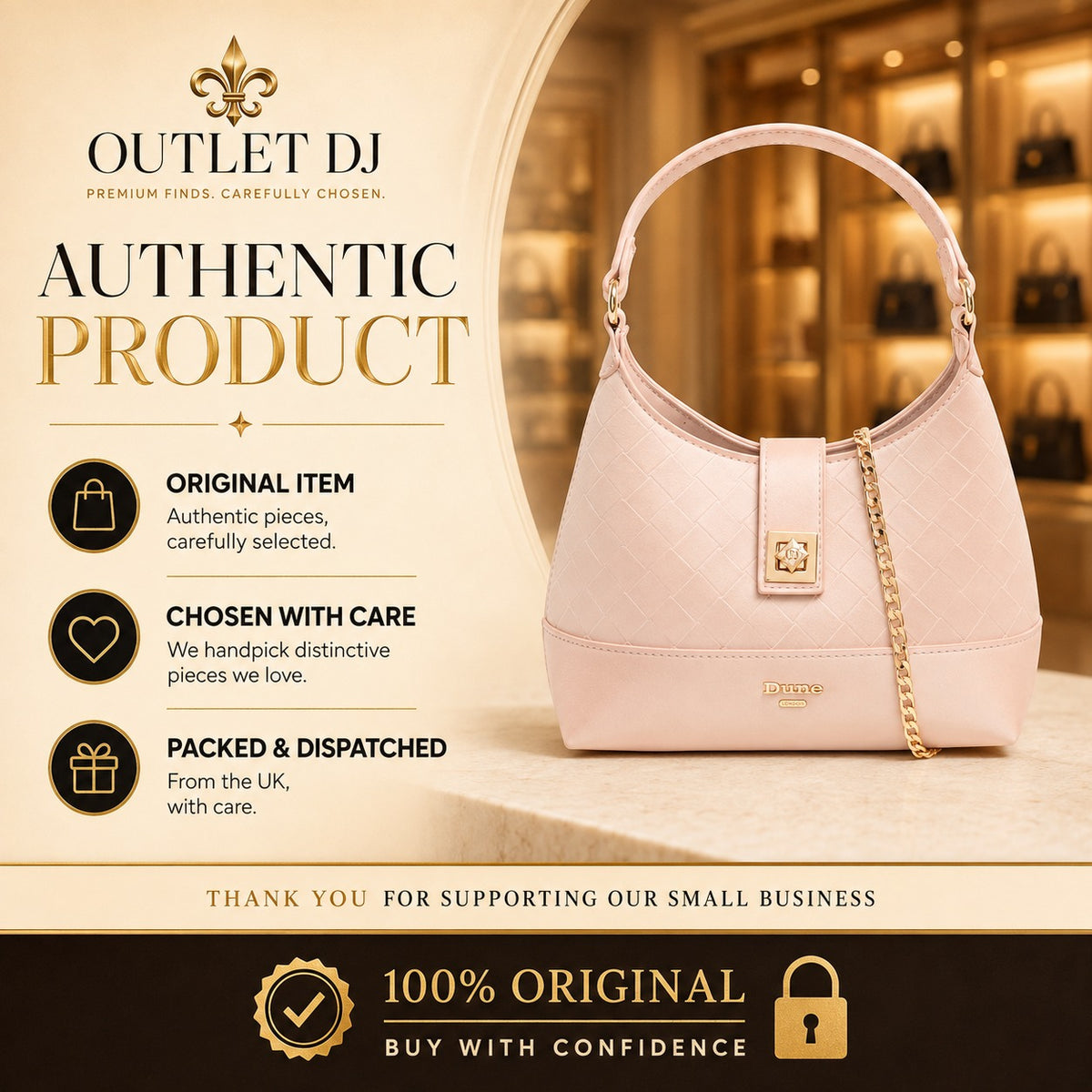 Dune London Pink Diddydoey Shoulder Bag, Gold Chain