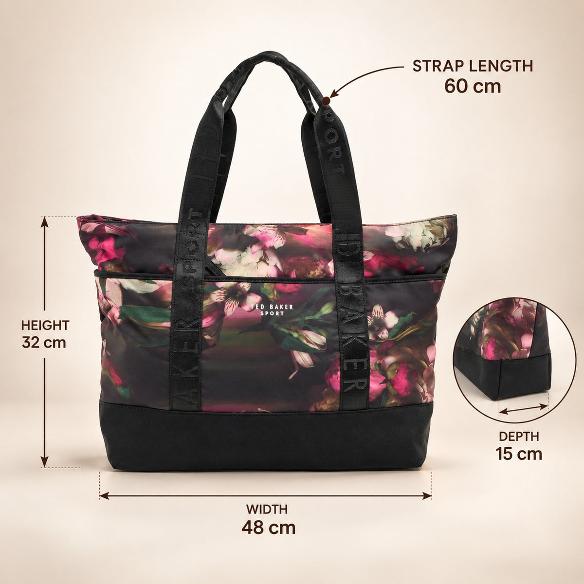 Ted Baker Multicoloured Floral Tote Bag